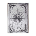 Compass Antique Look Wall Mirror Art | 60x90cm at Online8 Furniture Auckland NZ