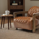 Concorde Vintage Leather Armchair - Cognac Brown at Online8 Furniture Auckland NZ