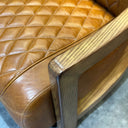 Concorde Vintage Leather Armchair - Cognac Brown at Online8 Furniture Auckland NZ