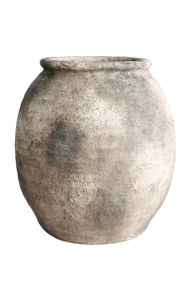 Concrete - Look Bellied Large Vase at Online8 Furniture Auckland NZ