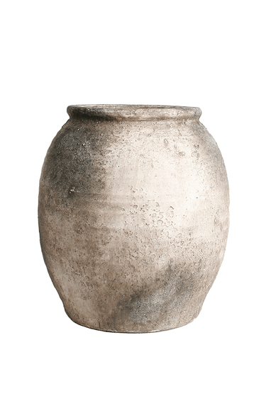 Concrete-Look Bellied Small Vase at Online8 Furniture Auckland NZ