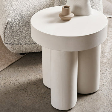Concrete Tuba Side Table at Online8 Furniture Auckland NZ