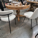 Conte Boucle Dining Chair at Online8 Furniture Auckland NZ