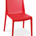 Cool Dining Chair Red - Indoor | Outdoor at Online8 Furniture Auckland NZ