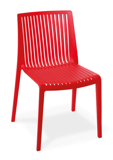 Cool Dining Chair Red - Indoor | Outdoor at Online8 Furniture Auckland NZ