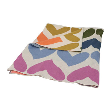 Cotton Baby Throw Heart 80×100 at Online8 Furniture Auckland NZ
