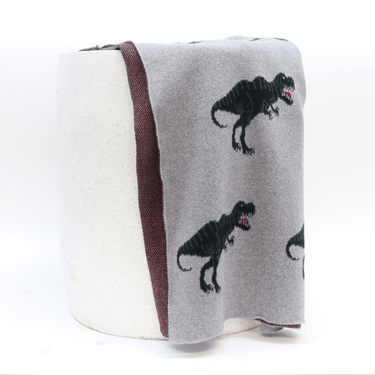 Cotton Dinosaur Throw 80×100 at Online8 Furniture Auckland NZ