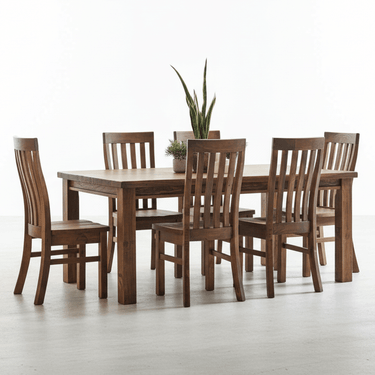 Rustic Country Dining Suite - 6 Seater at Online8 Furniture Auckland NZ