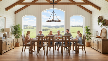 Country Dining Suite - 8 Seater at Online8 Furniture Auckland NZ