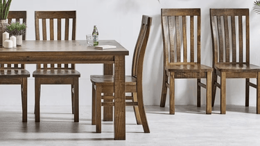 Country Dining Suite - 8 Seater at Online8 Furniture Auckland NZ