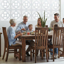 Rustic Country Dining Suite - 6 Seater at Online8 Furniture Auckland NZ