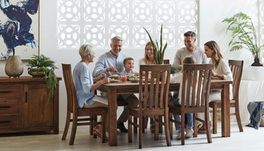 Rustic Country Dining Suite - 6 Seater at Online8 Furniture Auckland NZ