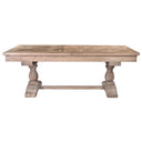 Country Double Extension Dining Table at Online8 Furniture Auckland NZ