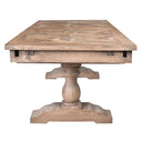 Country Double Extension Dining Table at Online8 Furniture Auckland NZ