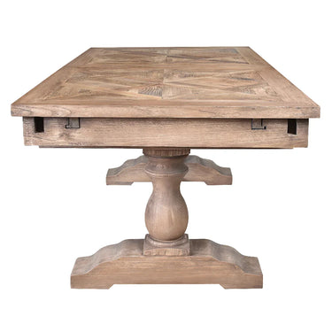 Country Double Extension Dining Table at Online8 Furniture Auckland NZ