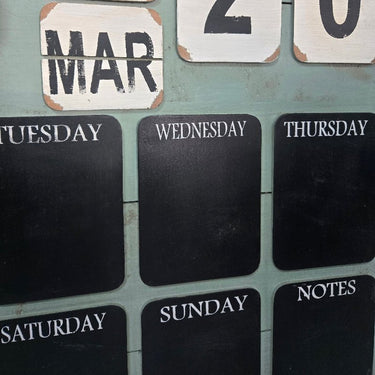 Country Memo Chalk Board with Clock at Online8 Furniture Auckland NZ