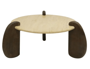 Cove Travertine Coffee Table - Large at Online8 Furniture Auckland NZ