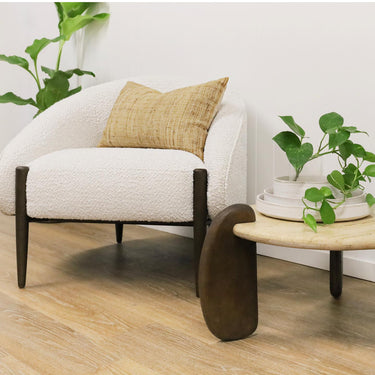 Cove Travertine Coffee Table - Large at Online8 Furniture Auckland NZ