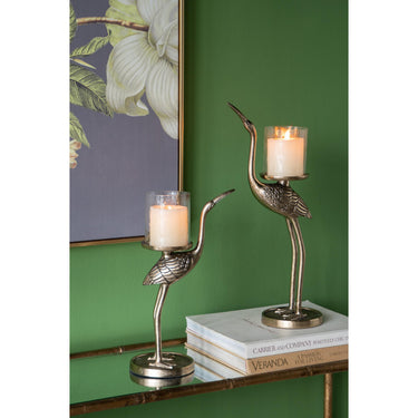 Crane Pillar Candle Holder - Large at Online8 Furniture Auckland NZ