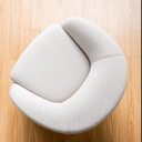 Crescent Boucle Lounge Chair at Online8 Furniture Auckland NZ