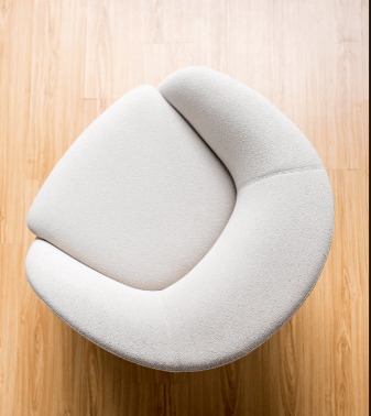 Crescent Boucle Lounge Chair at Online8 Furniture Auckland NZ