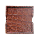 CROC Design Coasters In Case Set/6 Tan at Online8 Furniture Auckland NZ