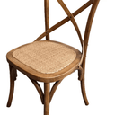 Cross Back Dining Chair - Antique Oak at Online8 Furniture Auckland NZ