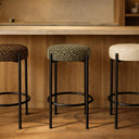 Crown Barstool - Olive /Black at Online8 Furniture Auckland NZ