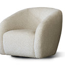 Crown Swivel Chair - Taupe/Natural at Online8 Furniture Auckland NZ
