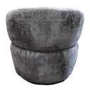 Cruiz Swivel Chair - Charcoal Chenille at Online8 Furniture Auckland NZ