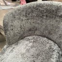 Cruiz Swivel Chair - Charcoal Chenille at Online8 Furniture Auckland NZ