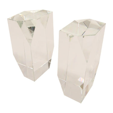 Crystal Block Bookends at Online8 Furniture Auckland NZ