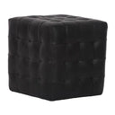 Cube Tufted Leather Ottoman at Online8 Furniture Auckland NZ