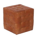 Cube Leather Ottoman at Online8 Furniture Auckland NZ