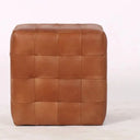 Cube Leather Ottoman at Online8 Furniture Auckland NZ