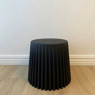 Cupcake Stool - Indoor/Outdoor - Black Set/2 at Online8 Furniture Auckland NZ