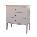 Cyrus 3 Drawer Bedside Table at Online8 Furniture Auckland NZ
