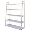 Cyrus 5 Tier Rack - Pearl White at Online8 Furniture Auckland NZ