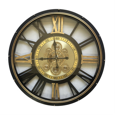 Dairton Round Gear Wall Clock at Online8 Furniture Auckland NZ