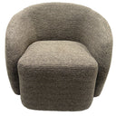 Daisey Swivel Accent Chair - Caramel & Black at Online8 Furniture Auckland NZ
