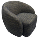 Daisey Swivel Accent Chair - Gold & Black at Online8 Furniture Auckland NZ