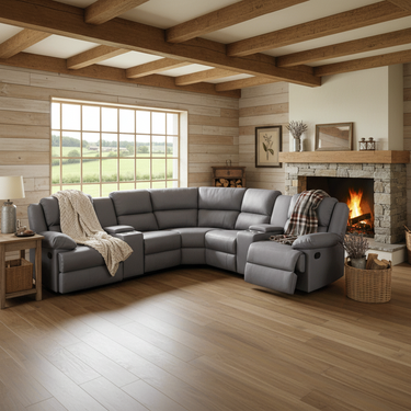 Dallas Corner Recliner Lounge Suite at Online8 Furniture Auckland NZ