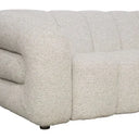 Dani 3 Seater Sofa in warm oatmeal fleck boucle-style weave