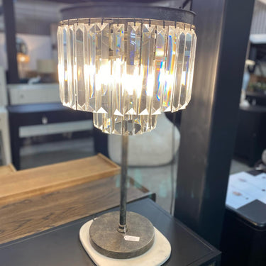 Deco Crystal Table Lamp at Online8 Furniture Auckland NZ