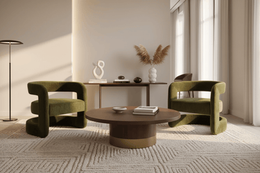 Delilah Occasional Chair - Deep Olive at Online8 Furniture Auckland NZ