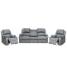Denver Manual Recliner Lounge Suite - 3+1+1 at Online8 Furniture Auckland NZ