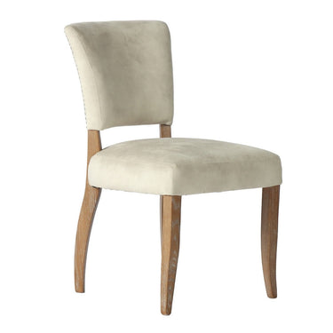 Derringer Dining Chair - Eskimo Velvet at Online8 Furniture Auckland NZ