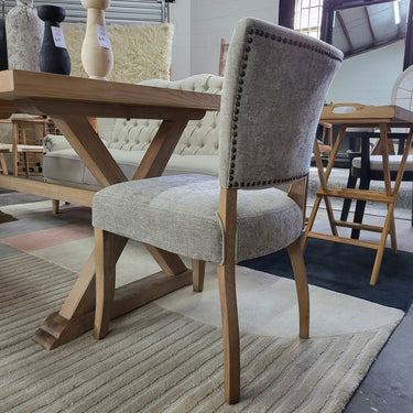 Derringer Dining Chair - Grey at Online8 Furniture Auckland NZ