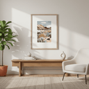 Desert Dunes Glass Framed Wall Art at Online8 Furniture Auckland NZ