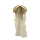 Designer Samurai Figurine - White & Gold - 24cm at Online8 Furniture Auckland NZ